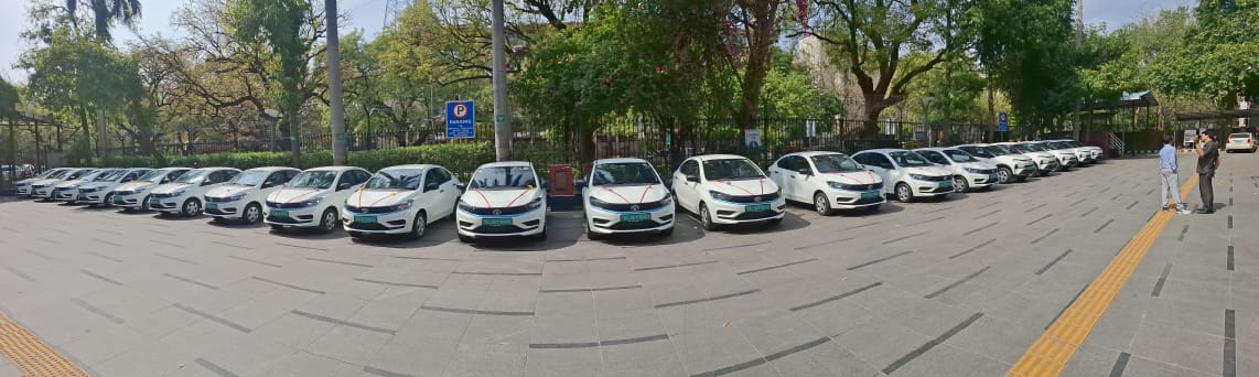 Indian solar power plant for clean EV energy